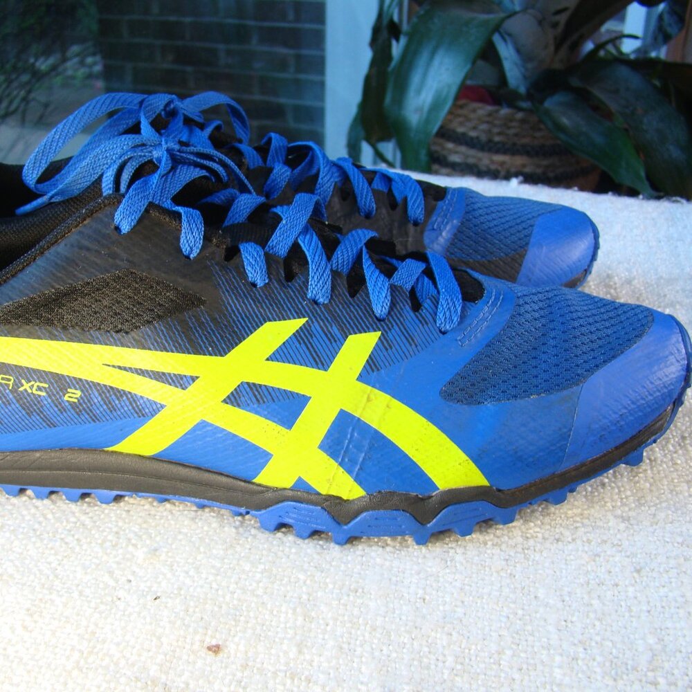 ASICS blue Hyper Xc 2 Track Shoes running (1093A080) S 10.5 M - Picture 2 of 8